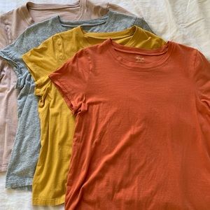 Lot of 4 Madewell Northside Vintage Tees - Medium